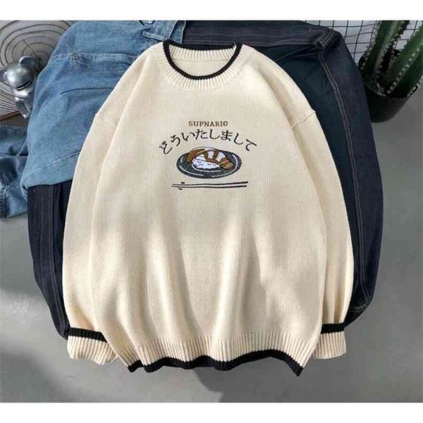 japan style knit sweater men clothing fashion harajuku sweaters pullover mens sweater for men korean clothes sweaters men 210813, White;black
japan style knit sweater men clothing fashion harajuku sweaters pullover mens sweater for men korean clothes sweaters men 210813, White;black
