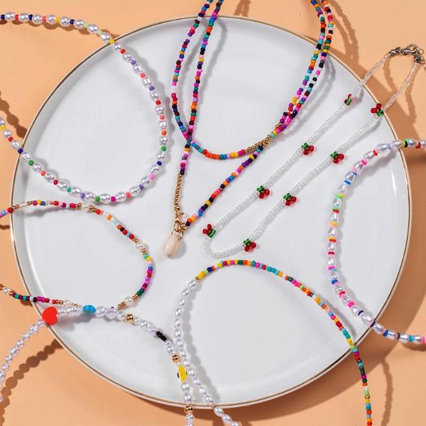 chokers en 2021 trendy colorful shell pendant necklace for women choker goth boho vintage collier femme fashion summer jewelry wholesale, Golden;silver
chokers en 2021 trendy colorful shell pendant necklace for women choker goth boho vintage collier femme fashion summer jewelry wholesale, Golden;silver