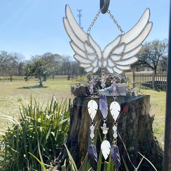 garden decorations little angel feathers wind chime holiday hanging pendant stained glass handmade original and exclusive home decor accesso
garden decorations little angel feathers wind chime holiday hanging pendant stained glass handmade original and exclusive home decor accesso