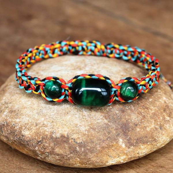 charm bracelets natural green tiger eye stone braided handmade fashion jewelry yoga lucky friendship couple bracelet, Golden;silver
charm bracelets natural green tiger eye stone braided handmade fashion jewelry yoga lucky friendship couple bracelet, Golden;silver