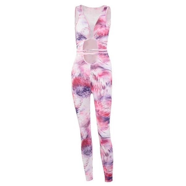 women sleeveless bandage tie-dye jumpsuit hollow high waist bodycon long rompers e56a women's jumpsuits, Black;white
women sleeveless bandage tie-dye jumpsuit hollow high waist bodycon long rompers e56a women's jumpsuits, Black;white