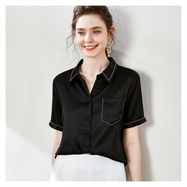 blouses high-end women's clothing 16 / silk shirt female lapel men's short-sleeved solid professional commuting coat 2021 fashio, White
blouses high-end women's clothing 16 / silk shirt female lapel men's short-sleeved solid professional commuting coat 2021 fashio, White