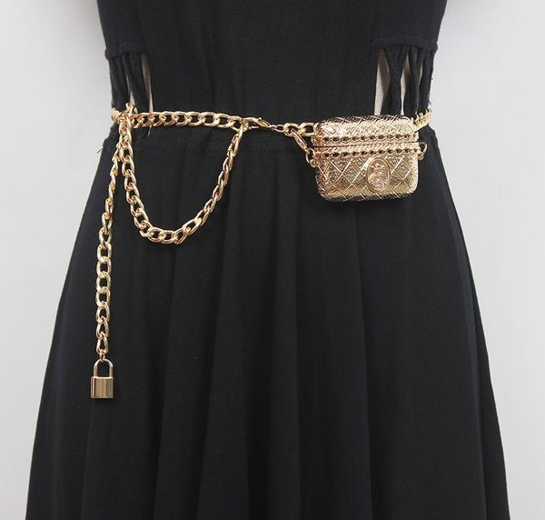 belts women's runway fashion metal chain bag cummerbunds female dress corsets waistband decoration narrow belt r1902, Black;brown
belts women's runway fashion metal chain bag cummerbunds female dress corsets waistband decoration narrow belt r1902, Black;brown
