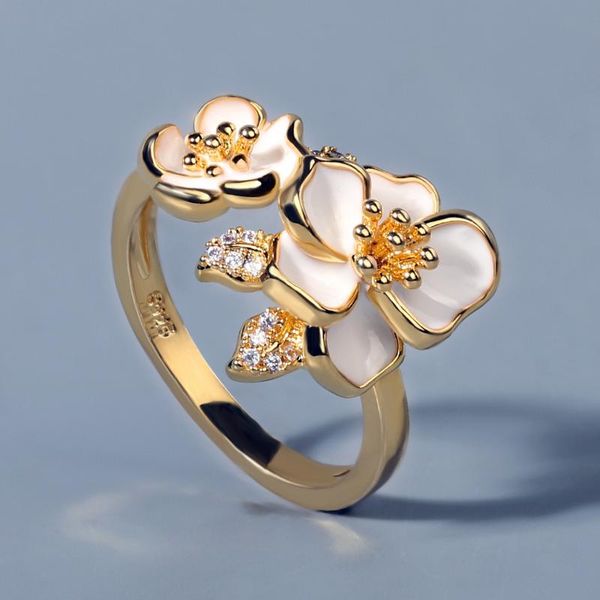 exquisite small fresh white flower ladies ring daisy jewelry 925 silver handmade enamel wedding rings cluster, Golden;silver
exquisite small fresh white flower ladies ring daisy jewelry 925 silver handmade enamel wedding rings cluster, Golden;silver