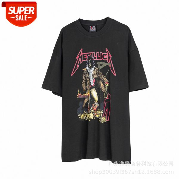 vintage metallica band earth people retro lizard man rock pattern old washed short-sleeved t-shirt #nh2c, White;black
vintage metallica band earth people retro lizard man rock pattern old washed short-sleeved t-shirt #nh2c, White;black