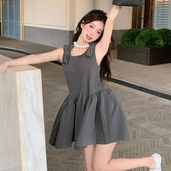 casual dresses vintage dress zipper spaghetti strap slash neck summer vestido de mujer for women fashion clothing bow gray off shoulder, Black;gray
casual dresses vintage dress zipper spaghetti strap slash neck summer vestido de mujer for women fashion clothing bow gray off shoulder, Black;gray