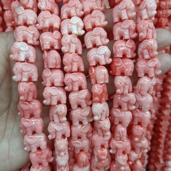 100pcs little elephant pink coral beads 14mm loose spacer bead diy bracelet chram jewelry making gifts, Black
100pcs little elephant pink coral beads 14mm loose spacer bead diy bracelet chram jewelry making gifts, Black