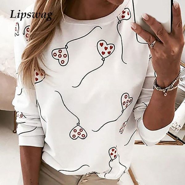 women heart printed autumn pullover 2021 spring long sleeve blouse shirts elegant ladies o neck harajuku streetwear shirt women's blou, White
women heart printed autumn pullover 2021 spring long sleeve blouse shirts elegant ladies o neck harajuku streetwear shirt women's blou, White