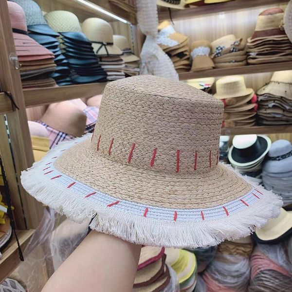 sell summer raffia straw hat patchwork tassel bohemian style beach shading ladies sun for women panama jazz caps chapeau wide brim hats, Blue;gray
sell summer raffia straw hat patchwork tassel bohemian style beach shading ladies sun for women panama jazz caps chapeau wide brim hats, Blue;gray
