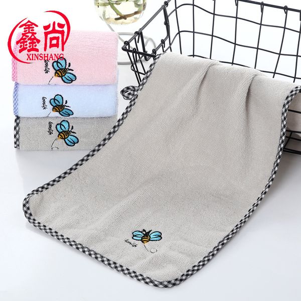 towel factory cotton bag detection embroidery little bee chilen's towel cotton gift hand
towel factory cotton bag detection embroidery little bee chilen's towel cotton gift hand