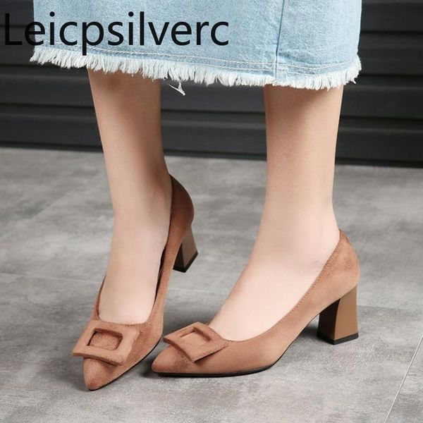 dress shoes pumps spring and autumn style flock slip-on pointed shallow mouth thick heel mid women's shoe 34-39, Black
dress shoes pumps spring and autumn style flock slip-on pointed shallow mouth thick heel mid women's shoe 34-39, Black