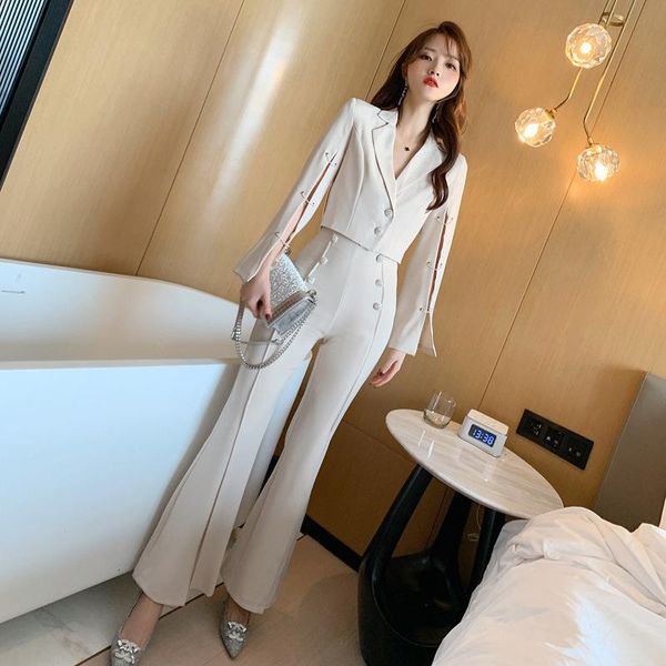 women's suits & blazers fashion women long pant temperament short slim suit comfortable work style vintage elegant spring, White;black
women's suits & blazers fashion women long pant temperament short slim suit comfortable work style vintage elegant spring, White;black