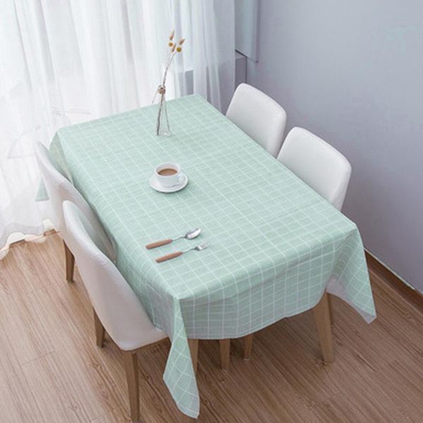 table cloth pvc durable waterproof plaid simple tablecloth oil-proof tea cover anti-scald desk mats picnic decoration
table cloth pvc durable waterproof plaid simple tablecloth oil-proof tea cover anti-scald desk mats picnic decoration