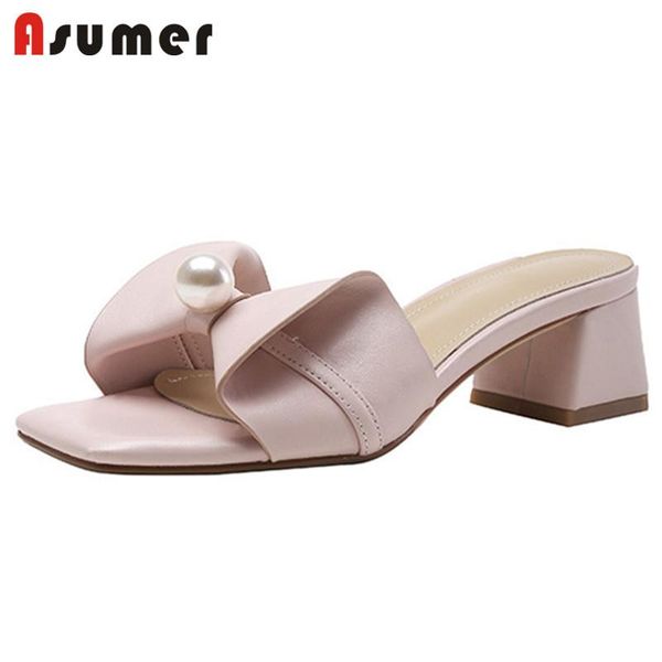 dress shoes asumer 2021 est mules women sandals bowknot pearl summer high heels casual party genuine leather, Black
dress shoes asumer 2021 est mules women sandals bowknot pearl summer high heels casual party genuine leather, Black