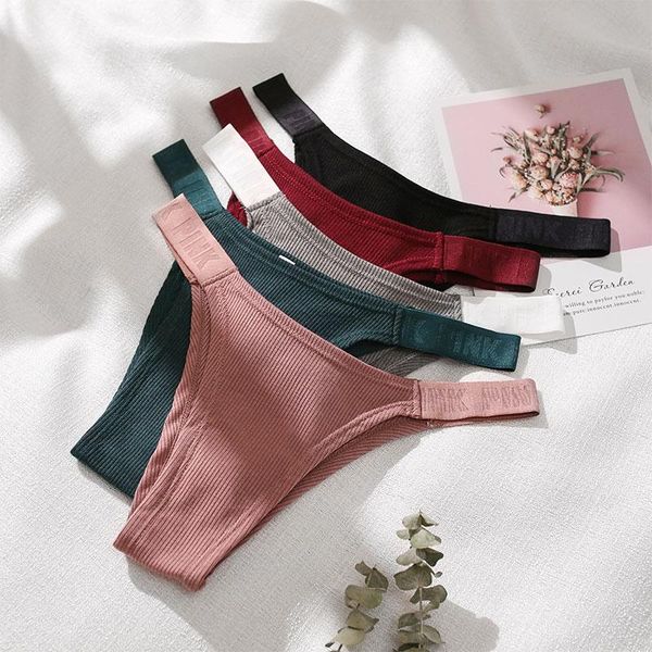 women's panties letter pink cotton women thong elastic comfy underwear ribbed female high-cut low waist ladies lingerie, Black;pink
women's panties letter pink cotton women thong elastic comfy underwear ribbed female high-cut low waist ladies lingerie, Black;pink