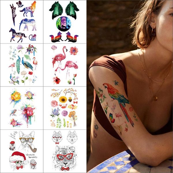 temporary tattoos flamingo tattoo sticker peacock magpie body small flower wolf tiger little fresh arm waterproof
temporary tattoos flamingo tattoo sticker peacock magpie body small flower wolf tiger little fresh arm waterproof