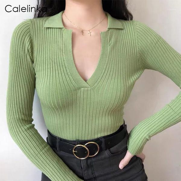 calelinka fall women casual sweaters elegant crop tight v neck knitted shirts solid kpop mujer streetwear women's, White;black
calelinka fall women casual sweaters elegant crop tight v neck knitted shirts solid kpop mujer streetwear women's, White;black