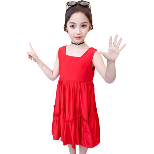 kids dresses for girls solid color party dress teenage kid summer clothes 6 8 10 12 14 girl's, Red;yellow
kids dresses for girls solid color party dress teenage kid summer clothes 6 8 10 12 14 girl's, Red;yellow