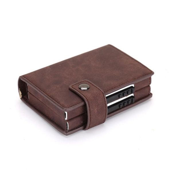 card holders wallet id badge holder 2021 dual aluminum alloy box anti-theft rfid, Brown;gray
card holders wallet id badge holder 2021 dual aluminum alloy box anti-theft rfid, Brown;gray