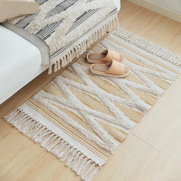 nordic carpet for sofa living room bedroom rug cotton tufted tassels yarn dyed table bedspread tapestry home decor floor mats carpets
nordic carpet for sofa living room bedroom rug cotton tufted tassels yarn dyed table bedspread tapestry home decor floor mats carpets