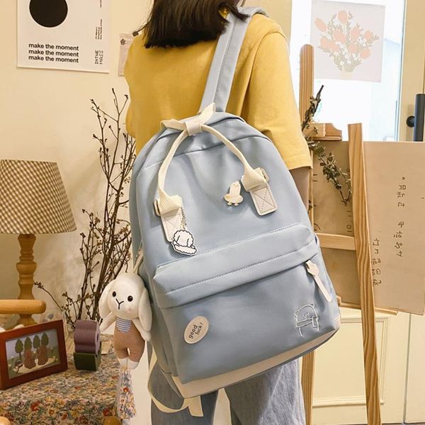 school bags est multi-functional women backpack kawaii waterproof nylon solid color shoulders female mochilas girls
school bags est multi-functional women backpack kawaii waterproof nylon solid color shoulders female mochilas girls