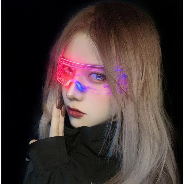sunglasses led luminous vintage punk goggles men women fashion party christmas colorful light up glasses shades uv400, White;black
sunglasses led luminous vintage punk goggles men women fashion party christmas colorful light up glasses shades uv400, White;black