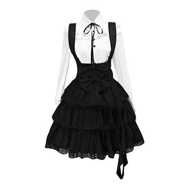 casual dresses dress women classic lolita vintage inspired outfit cosplay anime girl black long sleeve knee length plus size shirt, Black;gray
casual dresses dress women classic lolita vintage inspired outfit cosplay anime girl black long sleeve knee length plus size shirt, Black;gray
