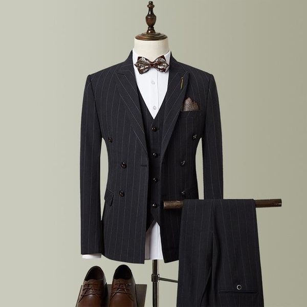 men's suits & blazers costume homme latest design stripe wedding suit for men groomsman small slim business 3 pieces(jacket+vest+pant), White;black
men's suits & blazers costume homme latest design stripe wedding suit for men groomsman small slim business 3 pieces(jacket+vest+pant), White;black