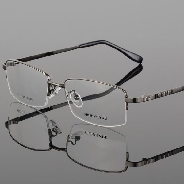 fashion sunglasses frames manufacturer sells thick gold plated half frame spectacle luxury metal alloy for men with one substitute, Black
fashion sunglasses frames manufacturer sells thick gold plated half frame spectacle luxury metal alloy for men with one substitute, Black