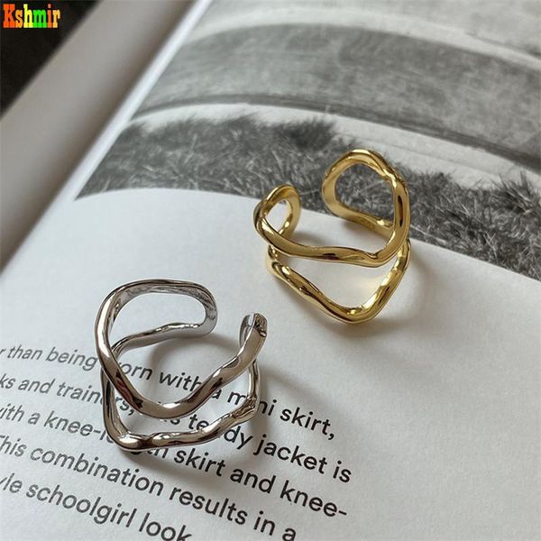 cluster rings kshmir 2021 rope metal opening can adjust the design of simple golden personality ring for minority, Golden;silver
cluster rings kshmir 2021 rope metal opening can adjust the design of simple golden personality ring for minority, Golden;silver