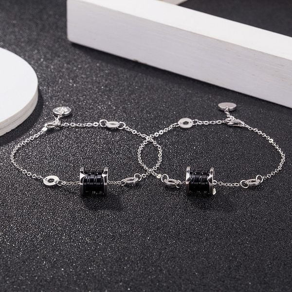 bangles bracelet s925 sterling silver little red man ceramic charity spring ordinary version, Black
bangles bracelet s925 sterling silver little red man ceramic charity spring ordinary version, Black