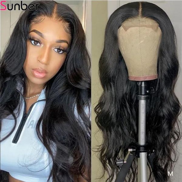 sunber malaysian human hair wigs 5x5 hd lace closure 13x4/13x6 frontal pre plucked for woman remy body wave, Black;brown
sunber malaysian human hair wigs 5x5 hd lace closure 13x4/13x6 frontal pre plucked for woman remy body wave, Black;brown