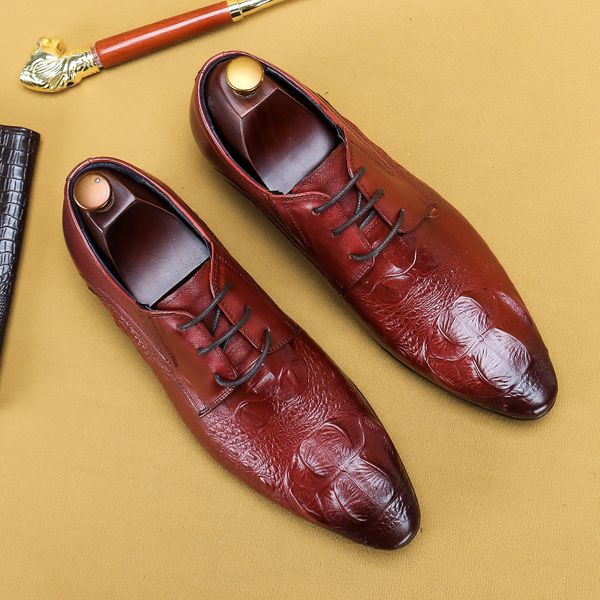 fashion lace up wedding dress shoes men genuine leather business shoe pointed toe men formal black wine red men oxford shoe
fashion lace up wedding dress shoes men genuine leather business shoe pointed toe men formal black wine red men oxford shoe