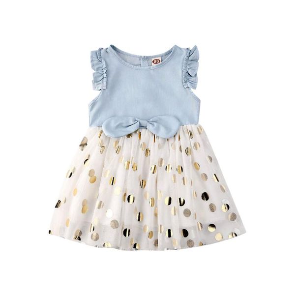 girl's dresses 2021 baby summer clothing toddler kids girls princess party tutu dress denim tulle golden dots sequins 0-7y, Red;yellow
girl's dresses 2021 baby summer clothing toddler kids girls princess party tutu dress denim tulle golden dots sequins 0-7y, Red;yellow