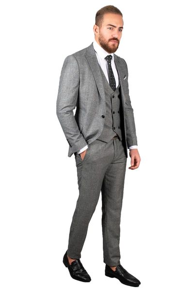 men's suits & blazers deepsea gray luxury men 's suit tuxedo square pattern tight-fitting mould wedding casual groom business (bla, White;black
men's suits & blazers deepsea gray luxury men 's suit tuxedo square pattern tight-fitting mould wedding casual groom business (bla, White;black