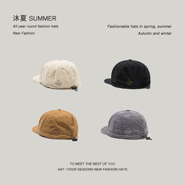 american street fashion ami kaji men women versatile soft short brim duck tongue dad hat, Black;white
american street fashion ami kaji men women versatile soft short brim duck tongue dad hat, Black;white
