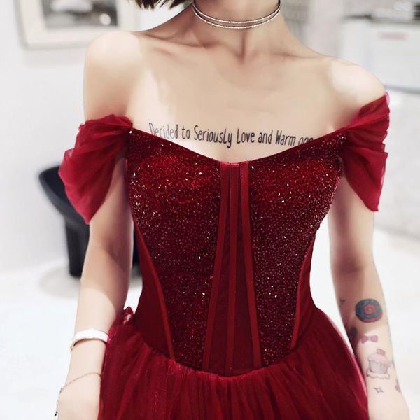 ethnic clothing 2021 toast burgundy backless lacing up prom dresses robe de soirée women off-shoulder ball gowns vestido, Red
ethnic clothing 2021 toast burgundy backless lacing up prom dresses robe de soirée women off-shoulder ball gowns vestido, Red
