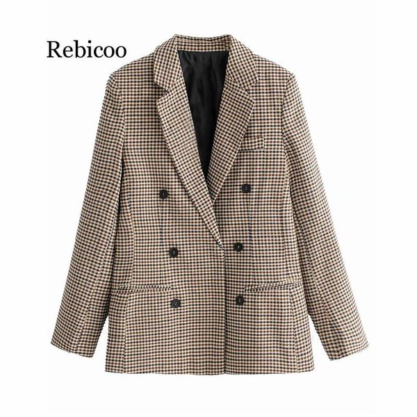 fashion autumn women plaid blazers and jackets work office lady suit slim double breasted business female blazer coat talever women's s, White;black
fashion autumn women plaid blazers and jackets work office lady suit slim double breasted business female blazer coat talever women's s, White;black