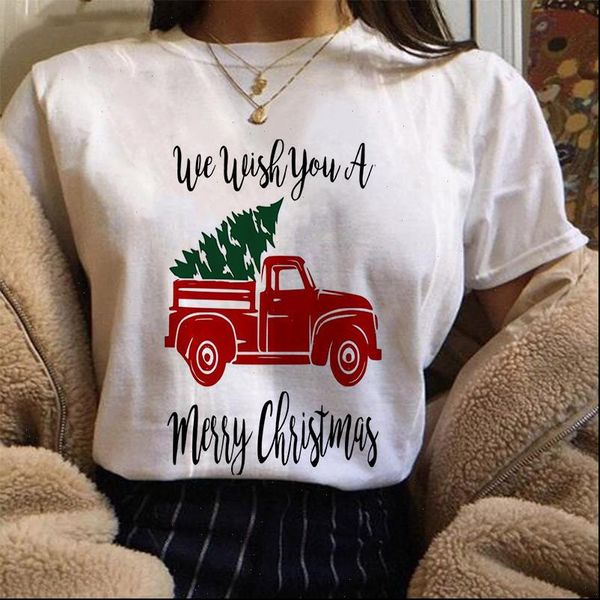women kawaii christmas t shirt fashion car print harajuku short sleeve white vintage camiseta mujer
women kawaii christmas t shirt fashion car print harajuku short sleeve white vintage camiseta mujer