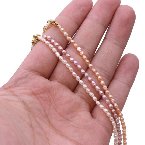 chains natural pearl necklace copper buckle chain length 36+5mm rice-shaped beads charm for christmas gifts or women men jewelry, Silver
chains natural pearl necklace copper buckle chain length 36+5mm rice-shaped beads charm for christmas gifts or women men jewelry, Silver