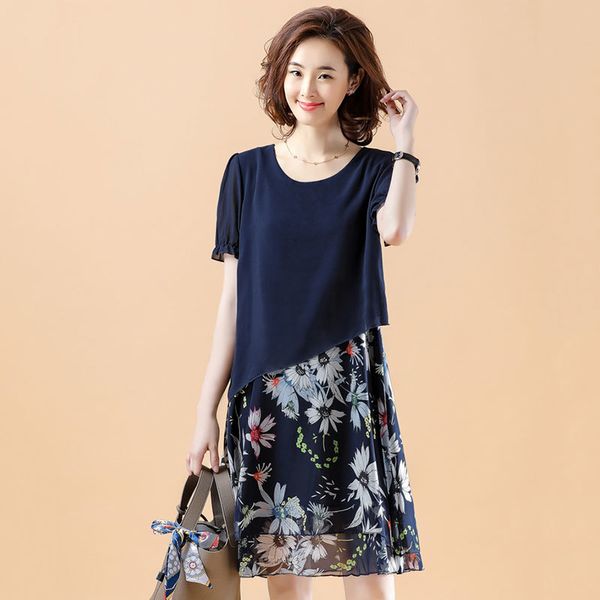 casual dresses size -5xl chiffon female summer 2021 casual fashion the floral neck print fake two loose, Black;gray
casual dresses size -5xl chiffon female summer 2021 casual fashion the floral neck print fake two loose, Black;gray