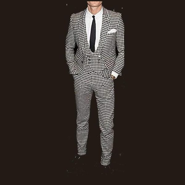 men's suits & blazers 2021 spring and summer mens 3 piece suit fashion slim fit wedding tuxedo lattice blazer jacket pants vest set, White;black
men's suits & blazers 2021 spring and summer mens 3 piece suit fashion slim fit wedding tuxedo lattice blazer jacket pants vest set, White;black