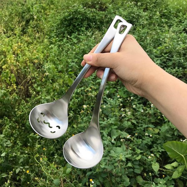 spoons 18/10 stainless steel thickening soup ladle colander set kitchen cookware long handle spoon dinner serving
spoons 18/10 stainless steel thickening soup ladle colander set kitchen cookware long handle spoon dinner serving