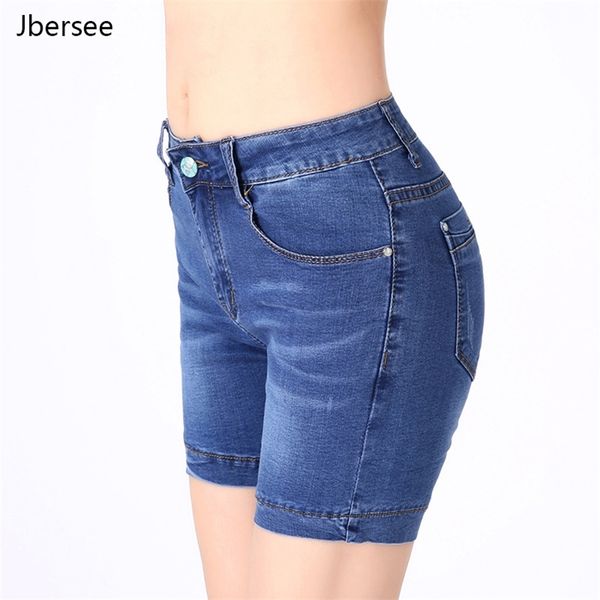 summer shorts women high waist elasticity cotton denim slim short feminino plus size fashion casual 210623, White;black
summer shorts women high waist elasticity cotton denim slim short feminino plus size fashion casual 210623, White;black