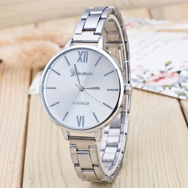 wristwatches 2021 fashion women's watches geneva roman number stainless steel analog rose gold quartz wrist watch ladies dress &ff, Slivery;brown
wristwatches 2021 fashion women's watches geneva roman number stainless steel analog rose gold quartz wrist watch ladies dress &ff, Slivery;brown