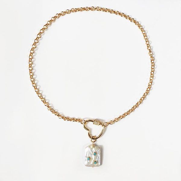 punk round chain choker fashion openable heart-shaped carabiner pendant necklace gift for girls natural pearl collar jewelry chokers, Golden;silver
punk round chain choker fashion openable heart-shaped carabiner pendant necklace gift for girls natural pearl collar jewelry chokers, Golden;silver