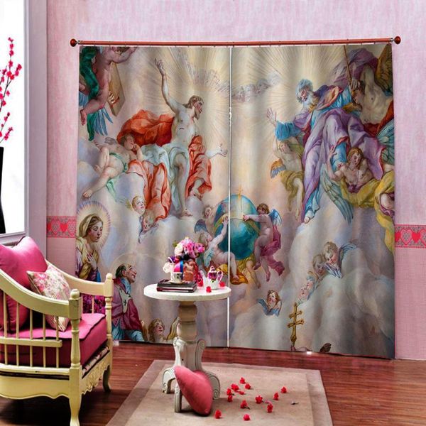 custom any size european angel curtains for living room bedroom window home decoration curtain & drapes
custom any size european angel curtains for living room bedroom window home decoration curtain & drapes