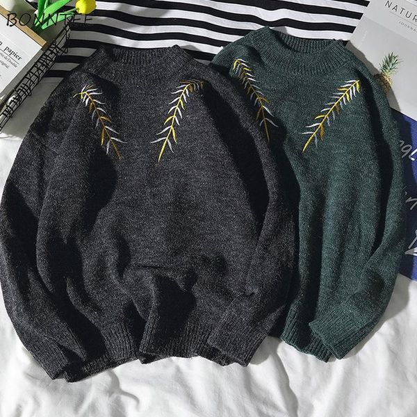 men's sweaters pullovers men trendy loose designed embroidery simple couples basic warm all-match casual streetwear retro ins stylish, White;black
men's sweaters pullovers men trendy loose designed embroidery simple couples basic warm all-match casual streetwear retro ins stylish, White;black