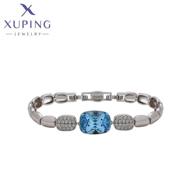 link, chain xuping jewelry fashion luxury crystal bracelet for women girlfriend birthday gifts a00279555, Black
link, chain xuping jewelry fashion luxury crystal bracelet for women girlfriend birthday gifts a00279555, Black