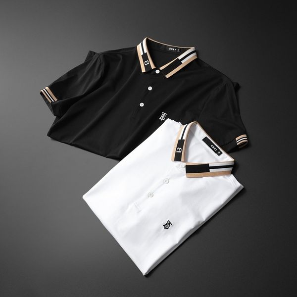 fashion t shirts luxury lapel short sleeve men's high end embroidery bottomed polo 2021 summer, White;black
fashion t shirts luxury lapel short sleeve men's high end embroidery bottomed polo 2021 summer, White;black